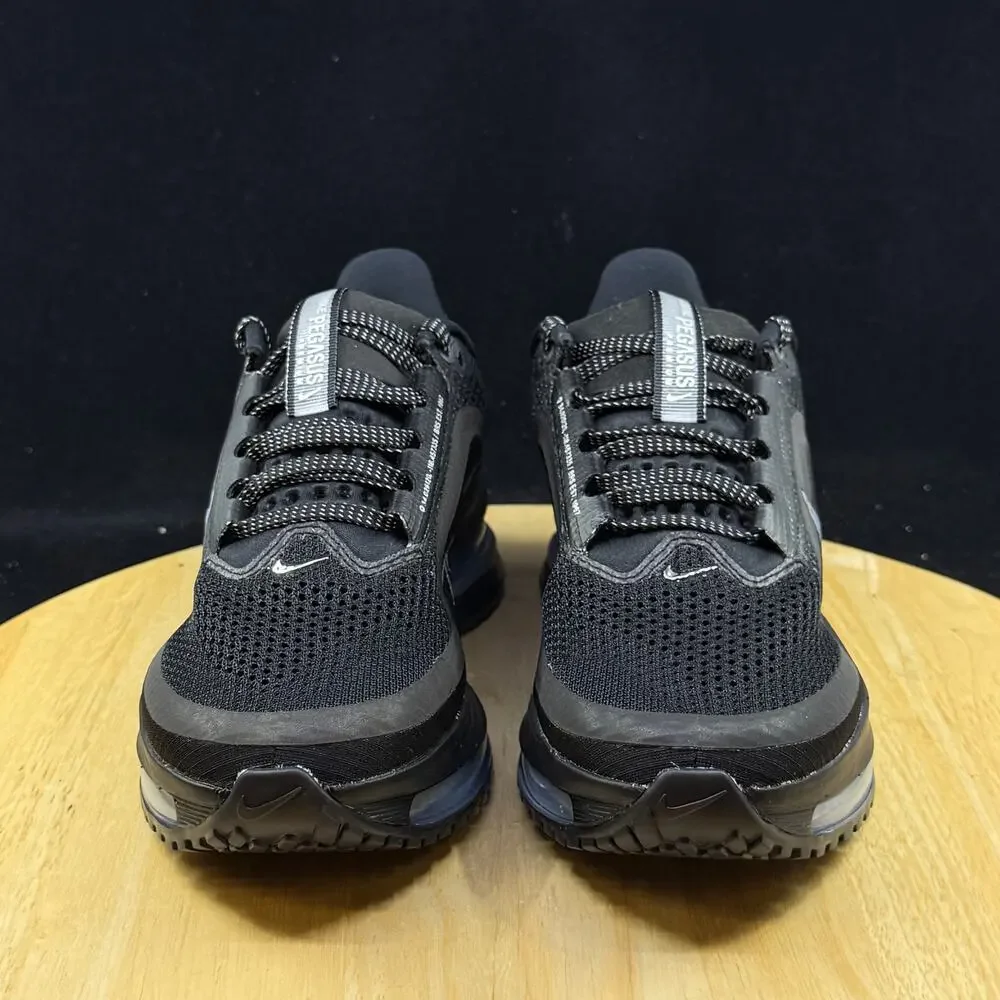 Nike Men's Pegasus Premium Black Metallic Silver HQ2592 005 Size 8.5